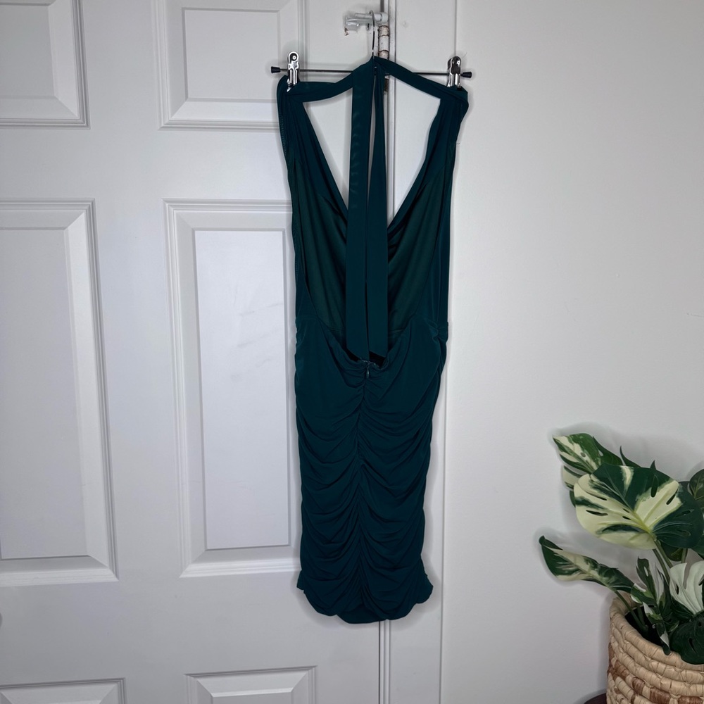 Elegant Hello Molly Green Halter Dress XS/Small best - Picture 5 of 7
